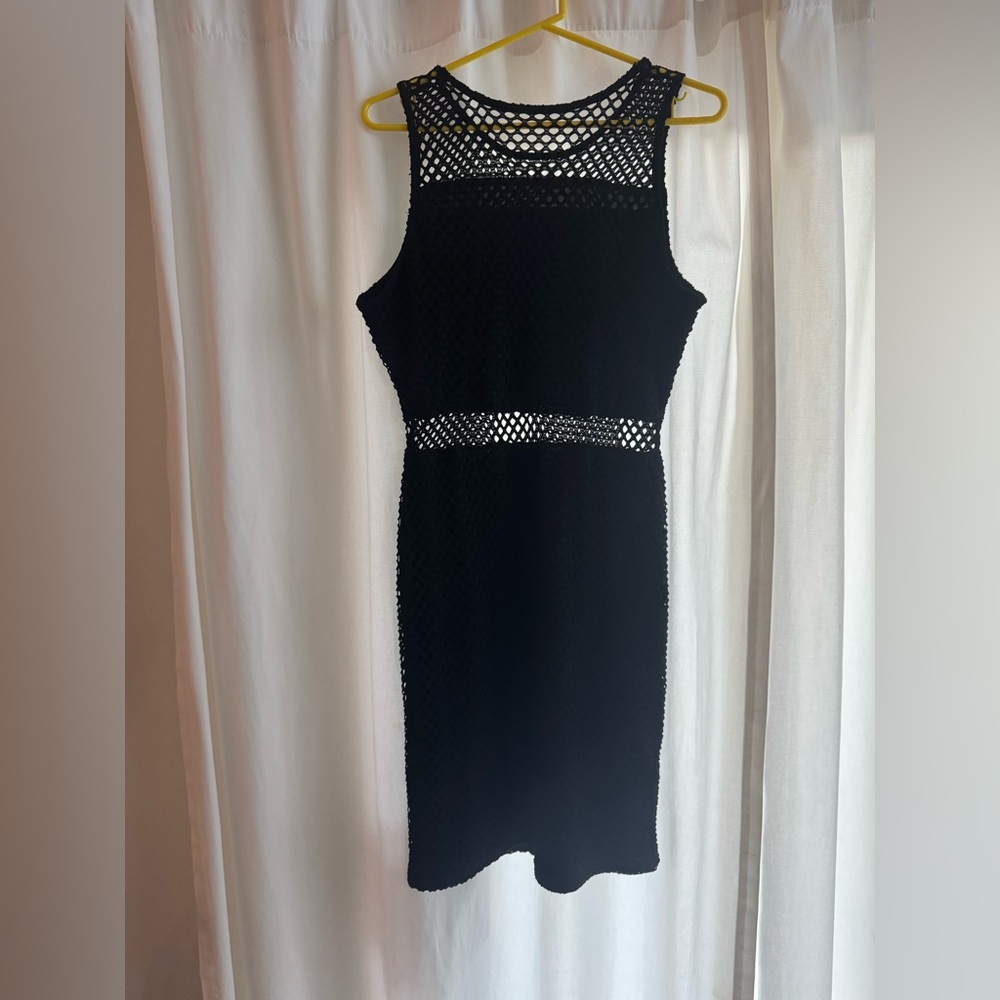 Charlotte Russe Black Mesh Mini dress - Picture 2 of 4